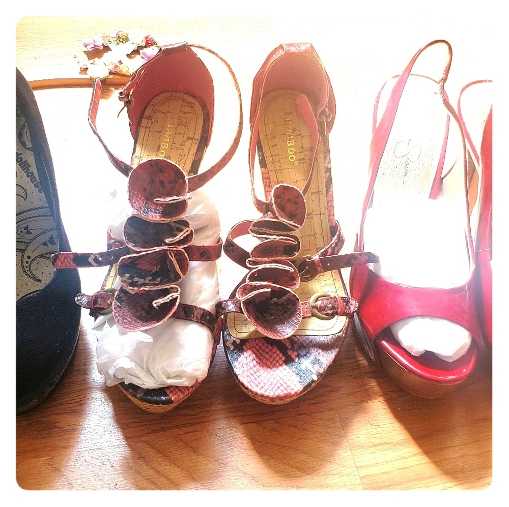 All new shoes bamboo, dollhouse and Jessica Simpso